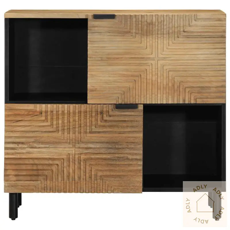 Skjenk Brun 80X33X75 Cm Heltre Mango