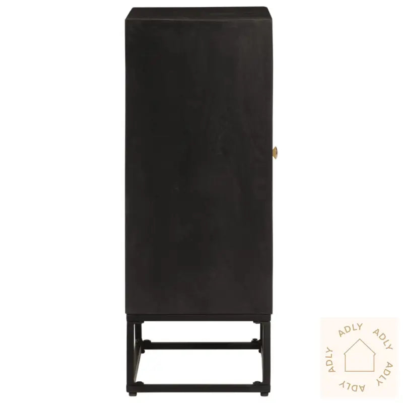 Skjenk Svart 55X30X76 Cm Heltre Mango Og Jern