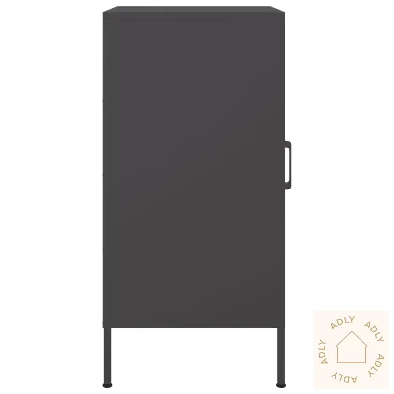 Skjenk Svart 36X39X79 Cm Stål