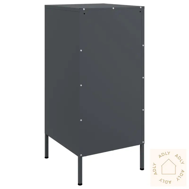 Skjenk Antrasitt 36X39X79 Cm Stål