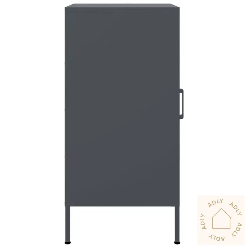 Skjenk Antrasitt 36X39X79 Cm Stål