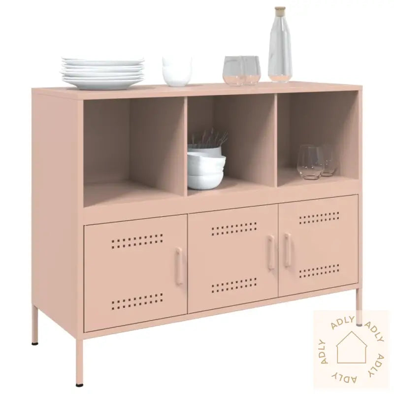 Skjenker Rosa 100,5X39X79 Cm Stål