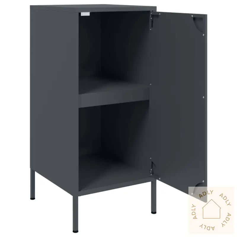 Skjenk Antrasitt 36X39X79 Cm Stål