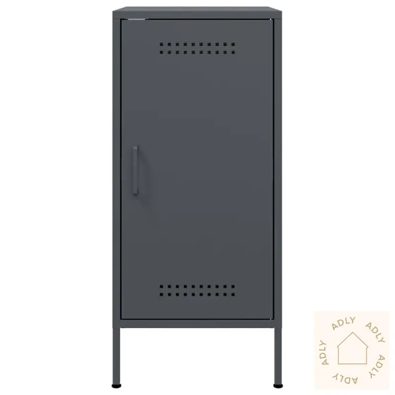 Skjenk Antrasitt 36X39X79 Cm Stål