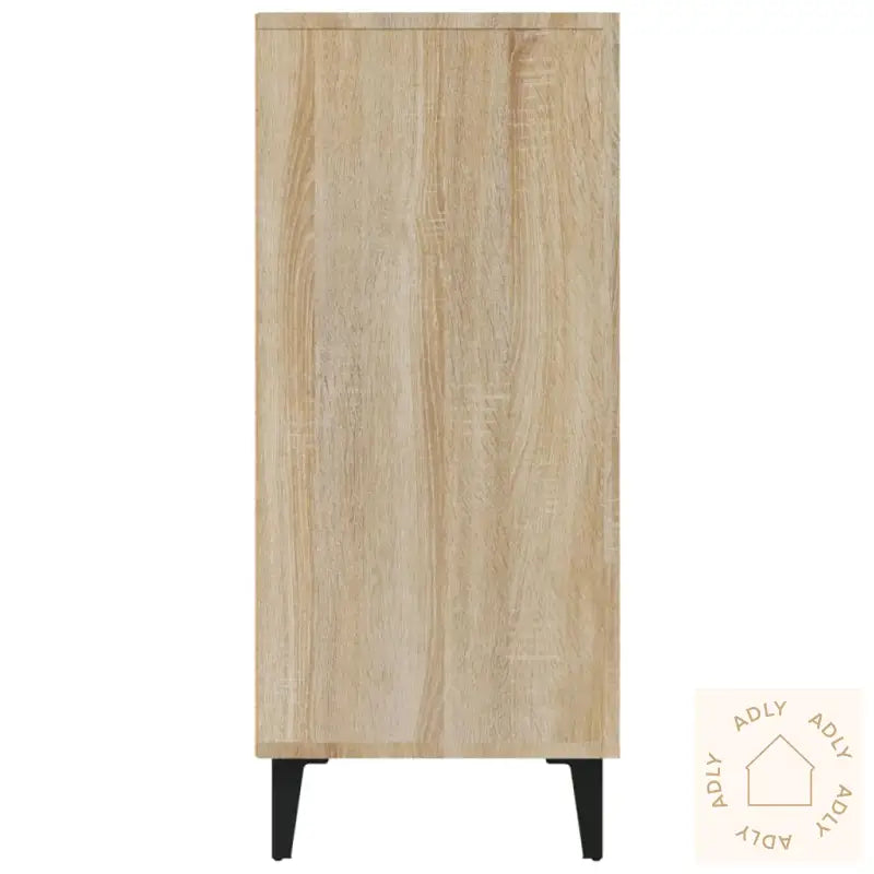 Skjenk Sonoma Eik 90X34X80 Cm Konstruert Tre