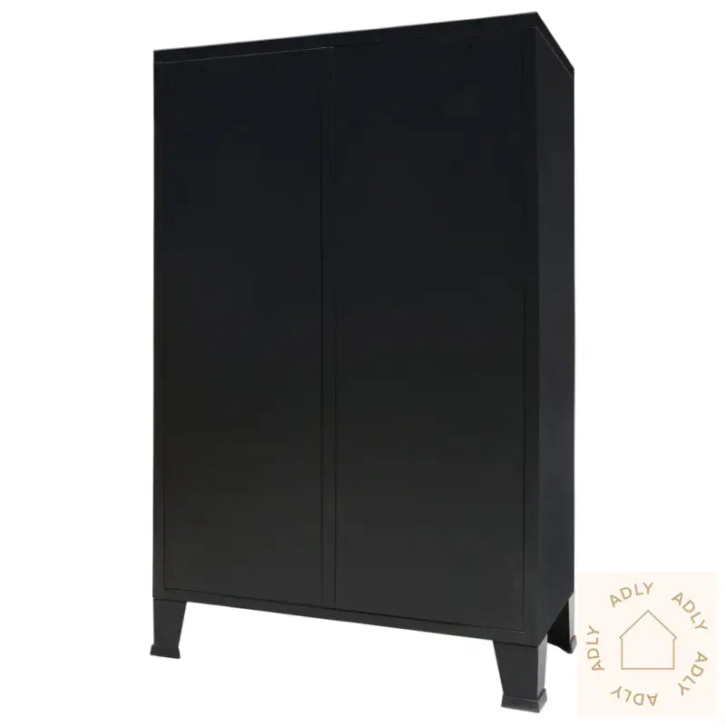 Garderobe Metall Industriell Stil 67X35X107 Cm Svart