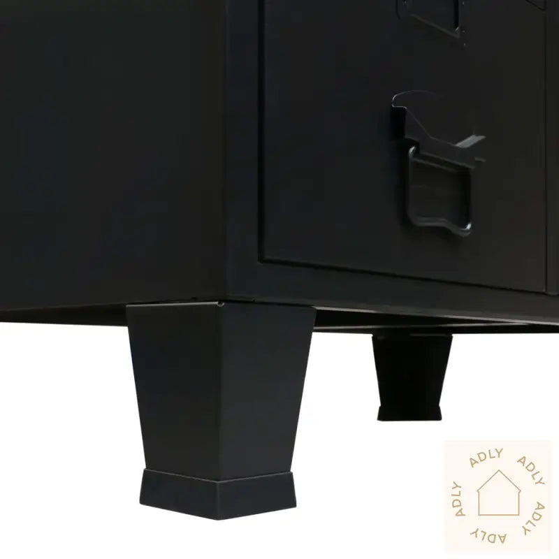 Garderobe Metall Industriell Stil 67X35X107 Cm Svart