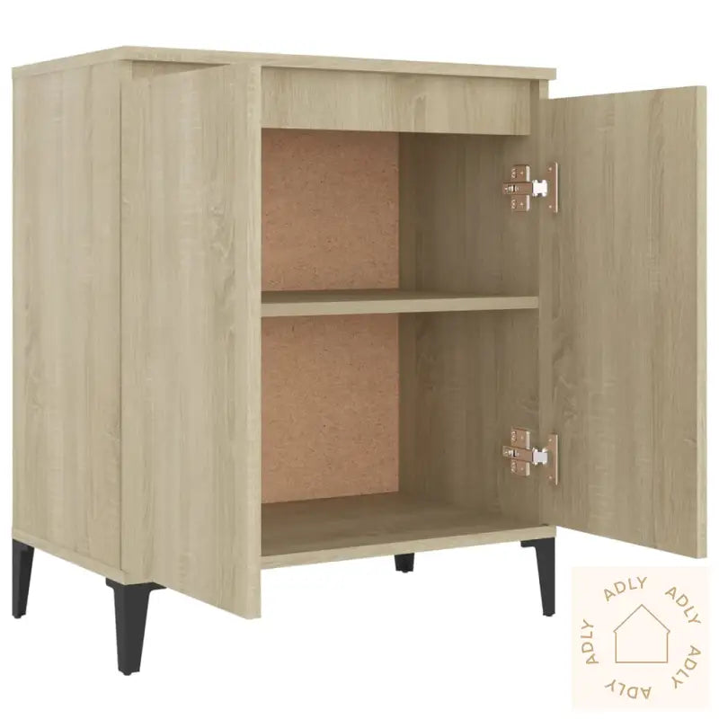 Skjenk Sonoma Eik 60X35X70 Cm Konstruert Tre