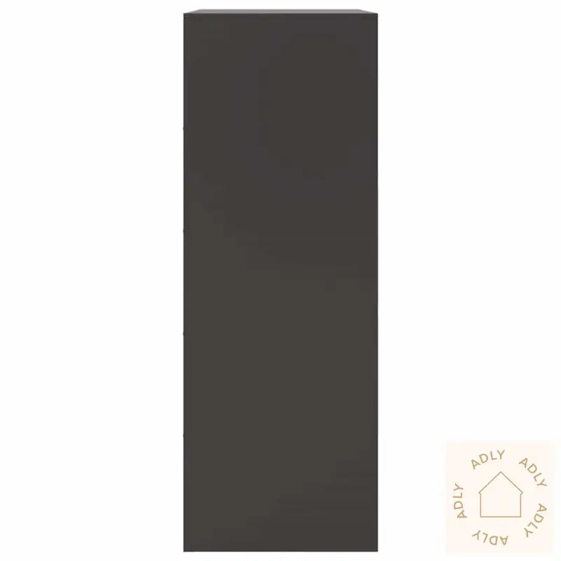 Skjenk Svart 67X39X107 Cm Stål