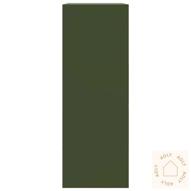 Skjenk Olivengrønn 67X39X107 Cm Stål