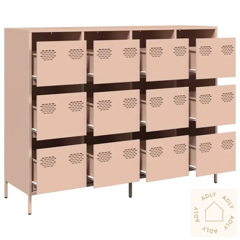 Skjenk Rosa 135X39X103,5 Cm Kaldvalset Stål