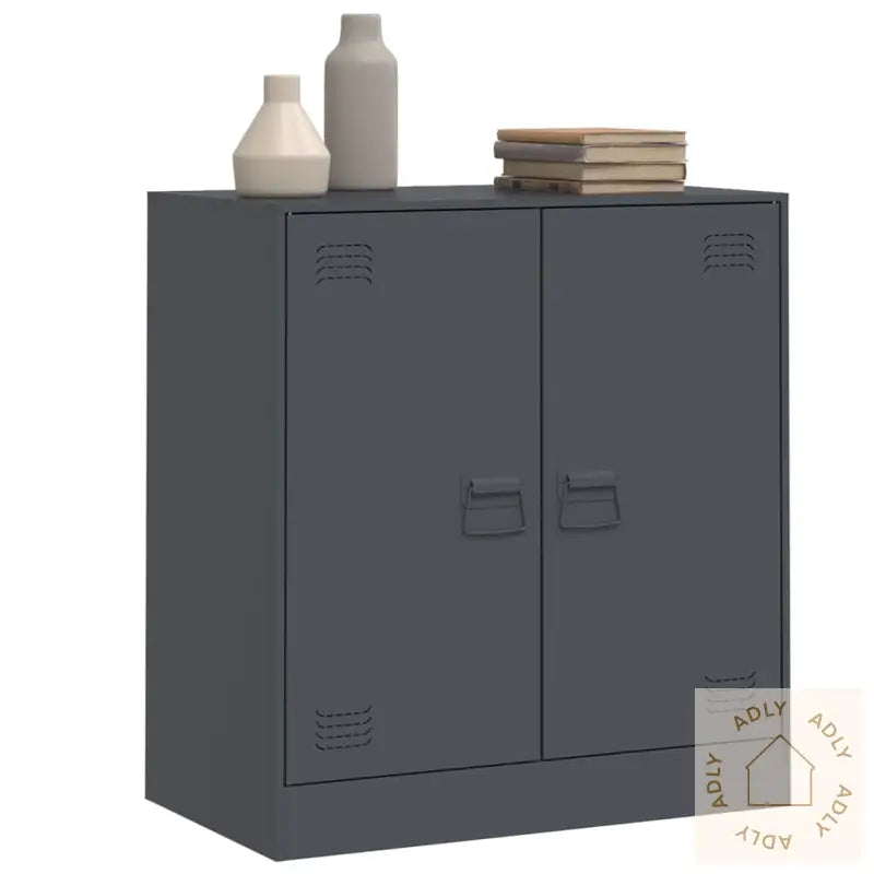 Skjenk Antrasitt 67X39X73 Cm Stål