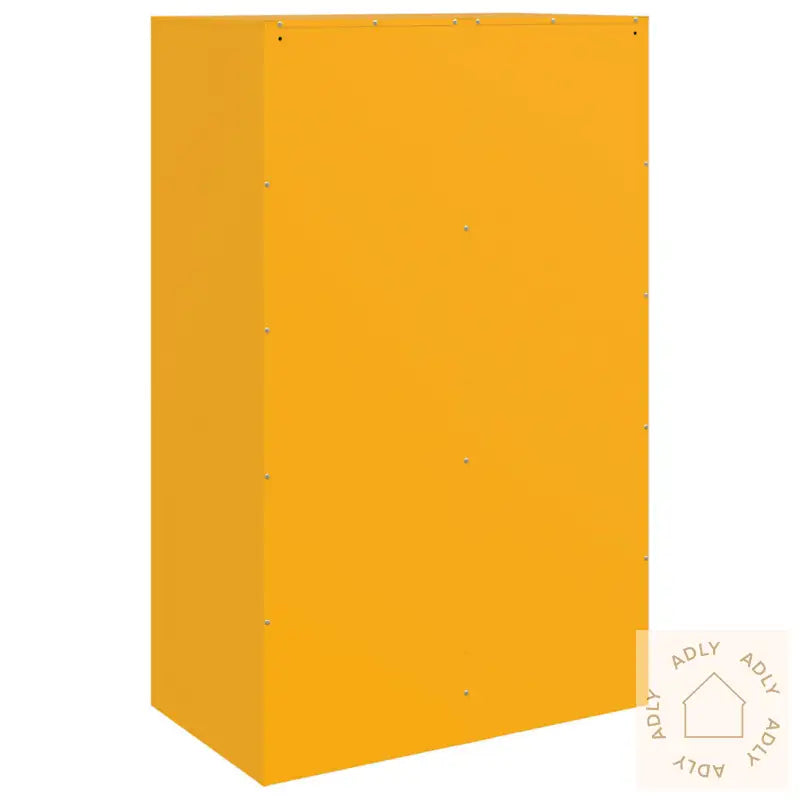 Skjenk Sennepsgul 67X39X107 Cm Stål