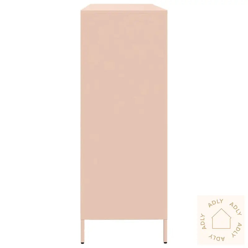Skjenk Rosa 135X39X103,5 Cm Kaldvalset Stål