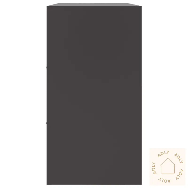 Skjenk Svart 99X39X73 Cm Stål