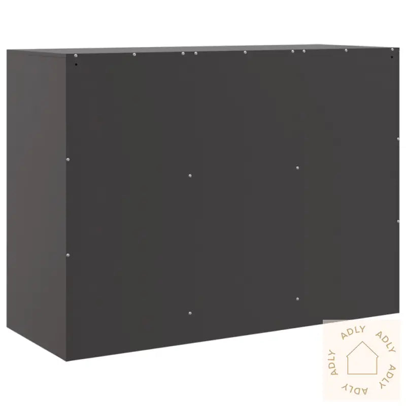 Skjenk Svart 99X39X73 Cm Stål