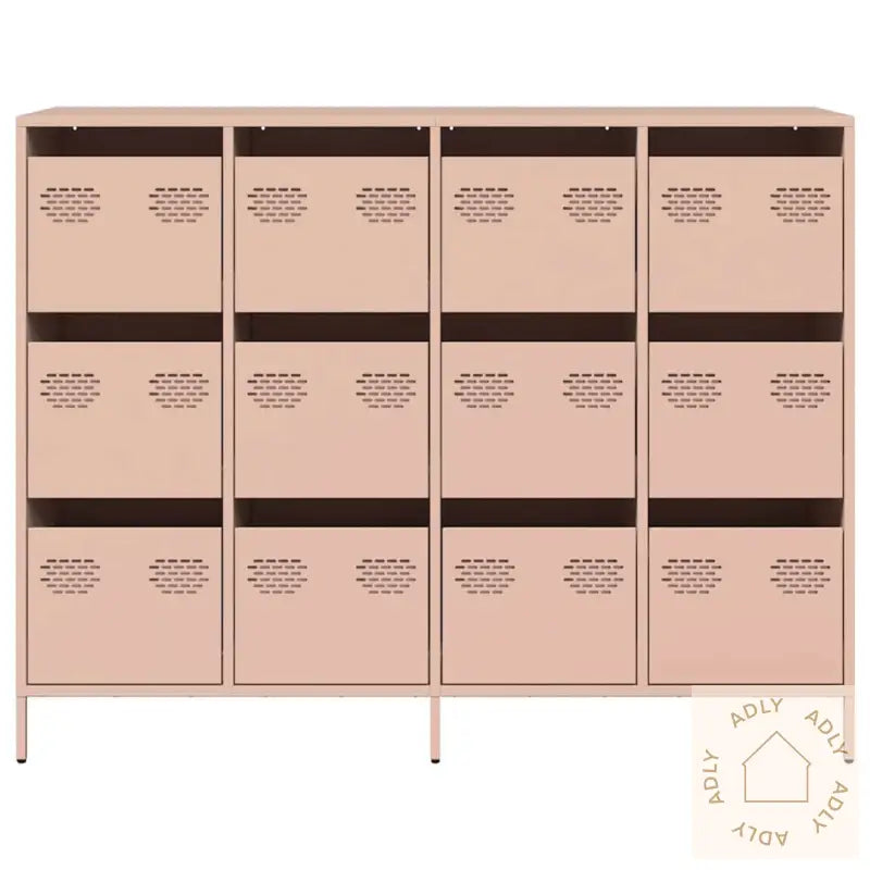 Skjenk Rosa 135X39X103,5 Cm Kaldvalset Stål