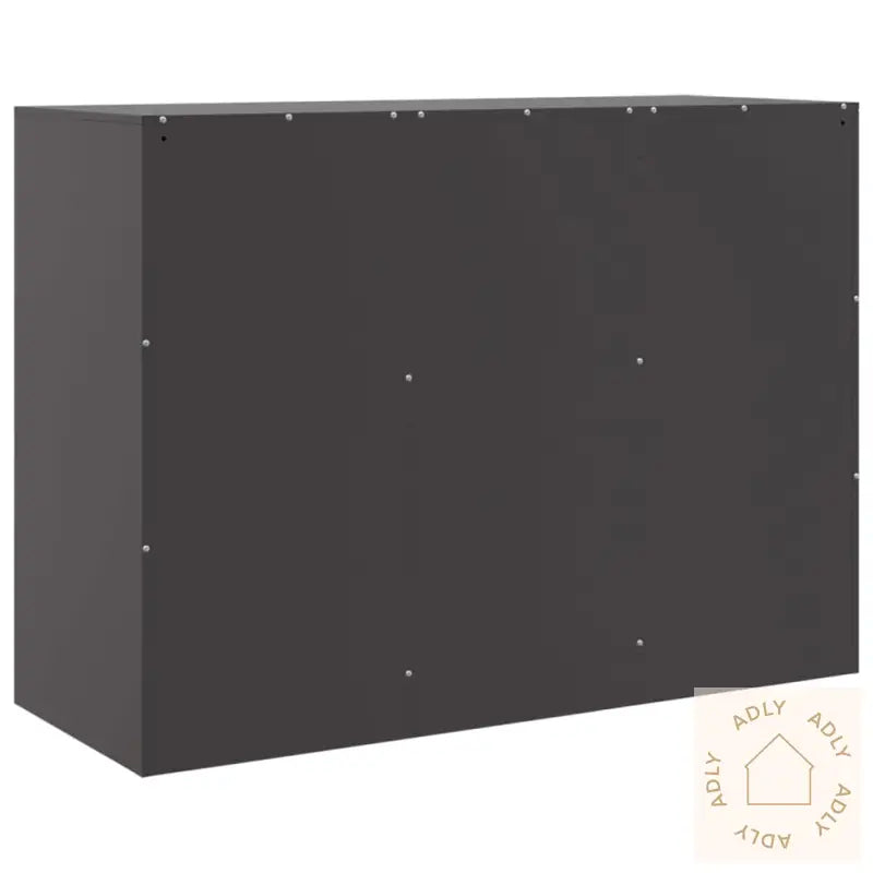 Skjenk Svart 99X39X73 Cm Stål
