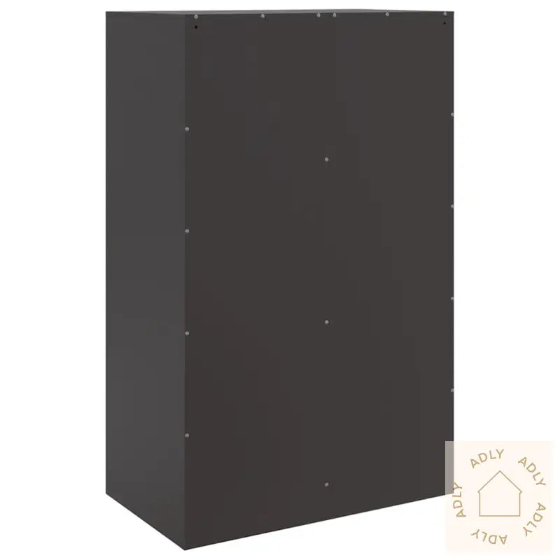 Skjenk Svart 67X39X107 Cm Stål