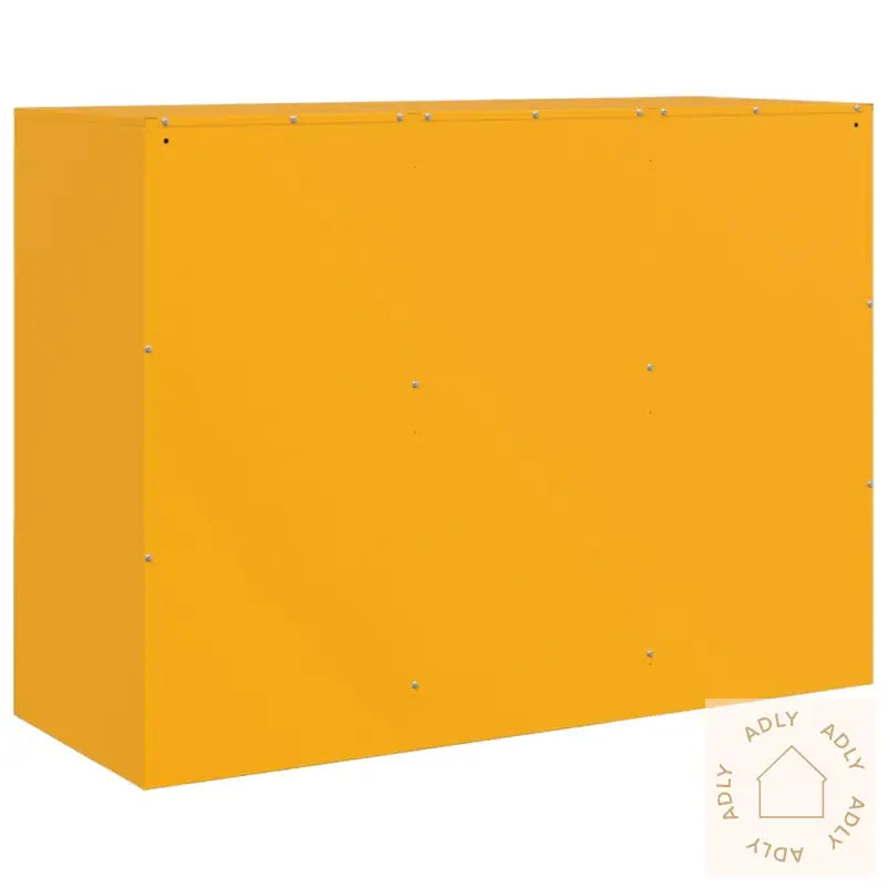 Skjenk Sennepsgul 99X39X73 Cm Stål