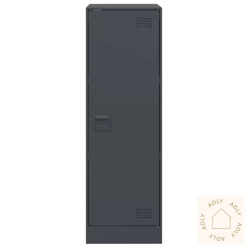 Skjenk Antrasitt 34,5X39X107 Cm Stål