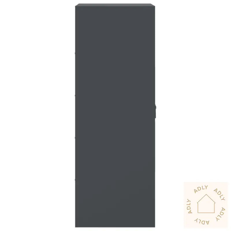 Skjenk Antrasitt 34,5X39X107 Cm Stål