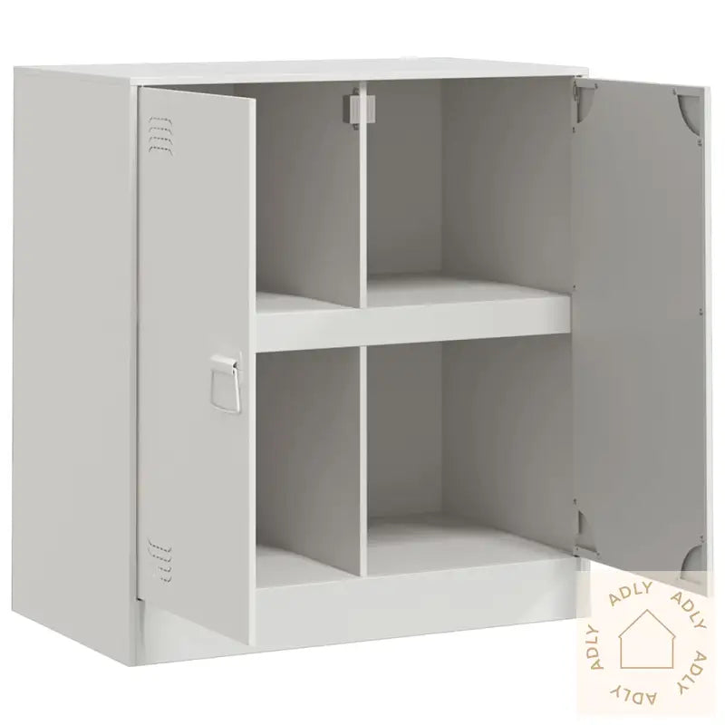 Skjenk Hvit 67X39X73 Cm Stål