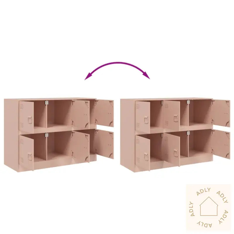 Skjenk Rosa 99X39X73 Cm Stål