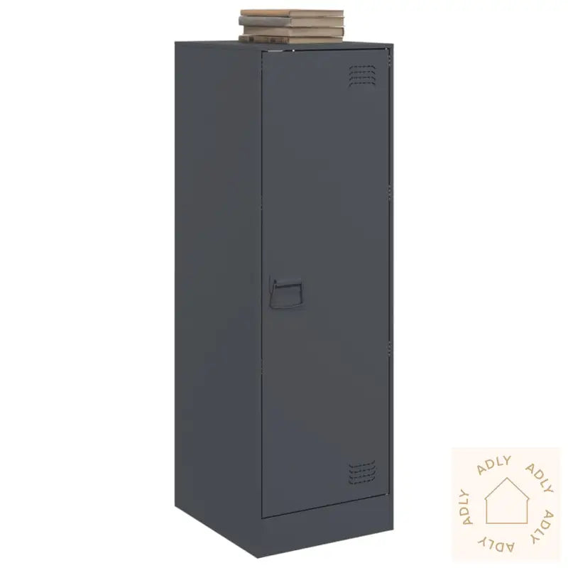 Skjenk Antrasitt 34,5X39X107 Cm Stål