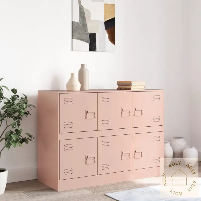 Skjenk Rosa 99X39X73 Cm Stål