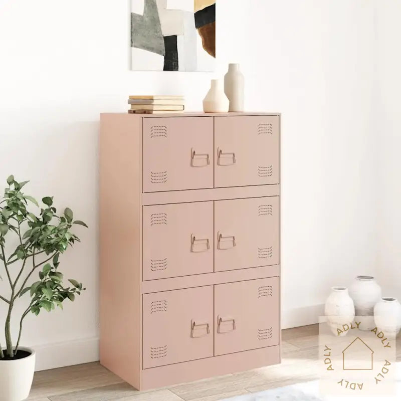 Skjenk Rosa 67X39X107 Cm Stål