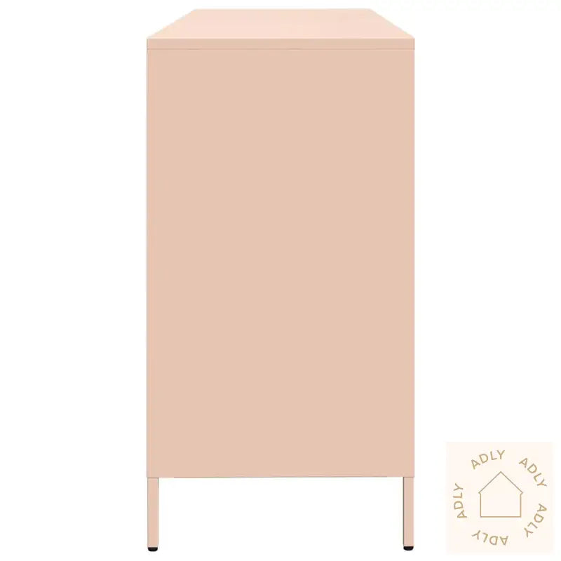 Skjenk Rosa 135X39X73,5 Cm Kaldvalset Stål