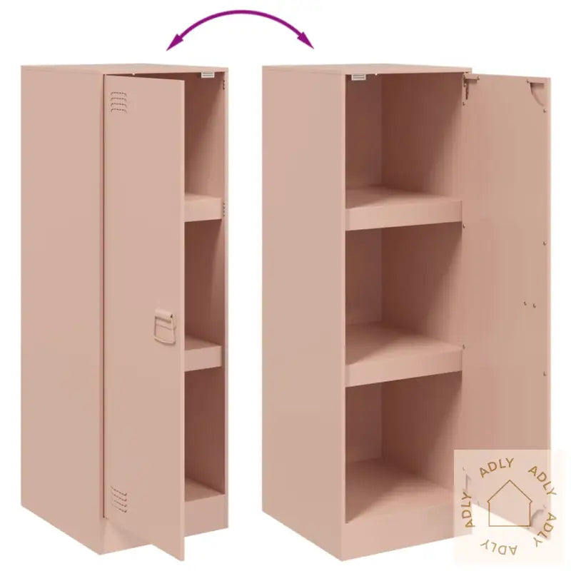 Skjenk Rosa 34,5X39X107 Cm Stål