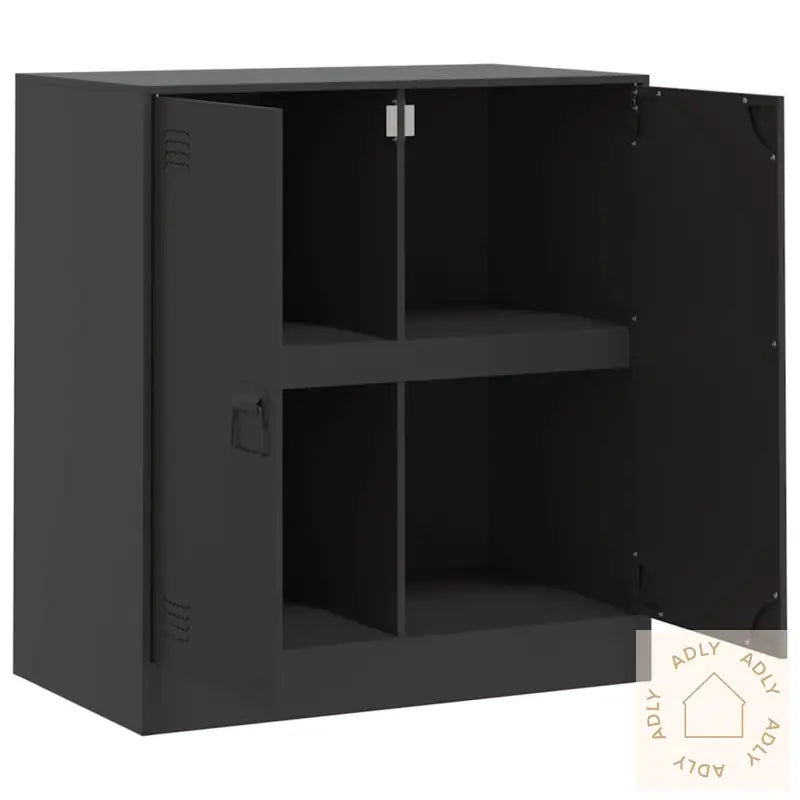 Skjenk Svart 67X39X73 Cm Stål
