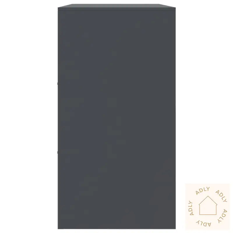 Skjenk Antrasitt 99X39X73 Cm Stål