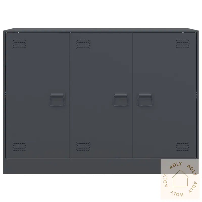 Skjenk Antrasitt 99X39X73 Cm Stål