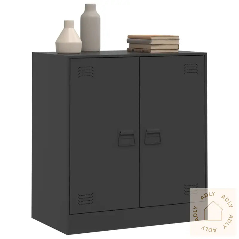 Skjenk Svart 67X39X73 Cm Stål