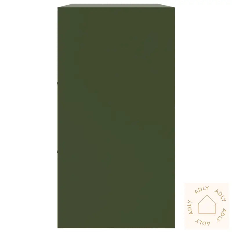 Skjenk Olivengrønn 99X39X73 Cm Stål