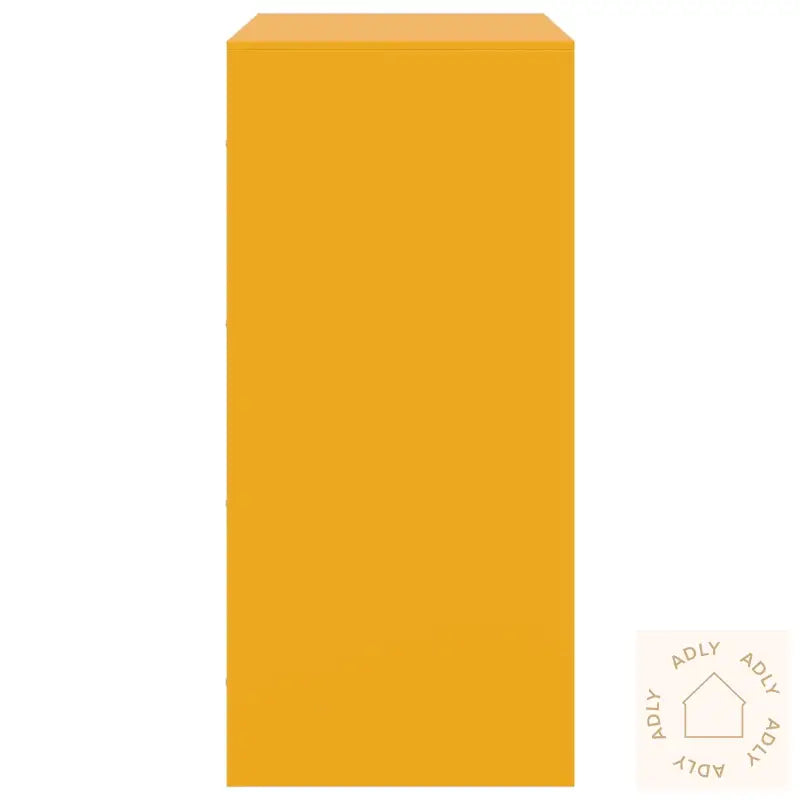 Skjenk Sennepsgul 67X39X83 Cm Stål