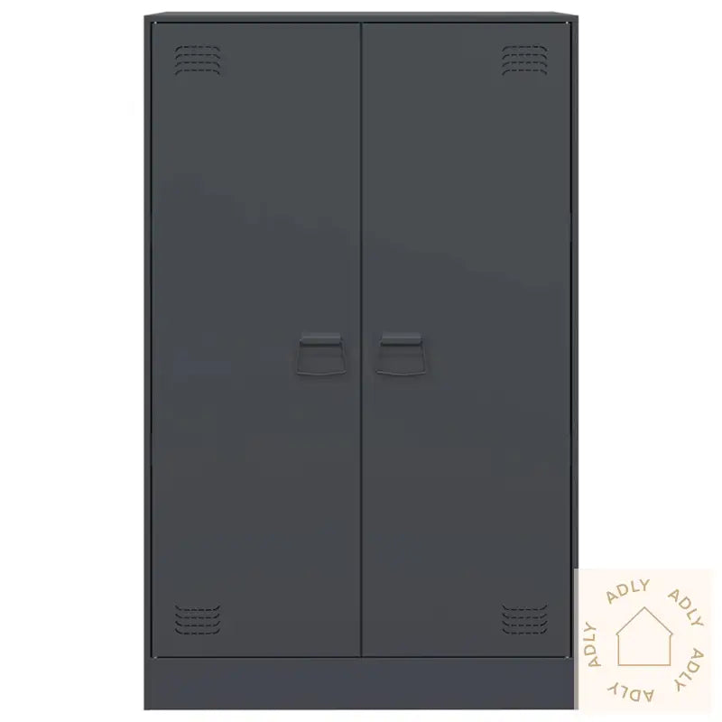 Skjenk Antrasitt 67X39X107 Cm Stål