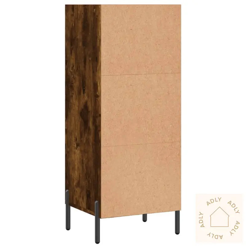 Skjenk Røkt Eik 34,5X32,5X90 Cm Konstruert Tre