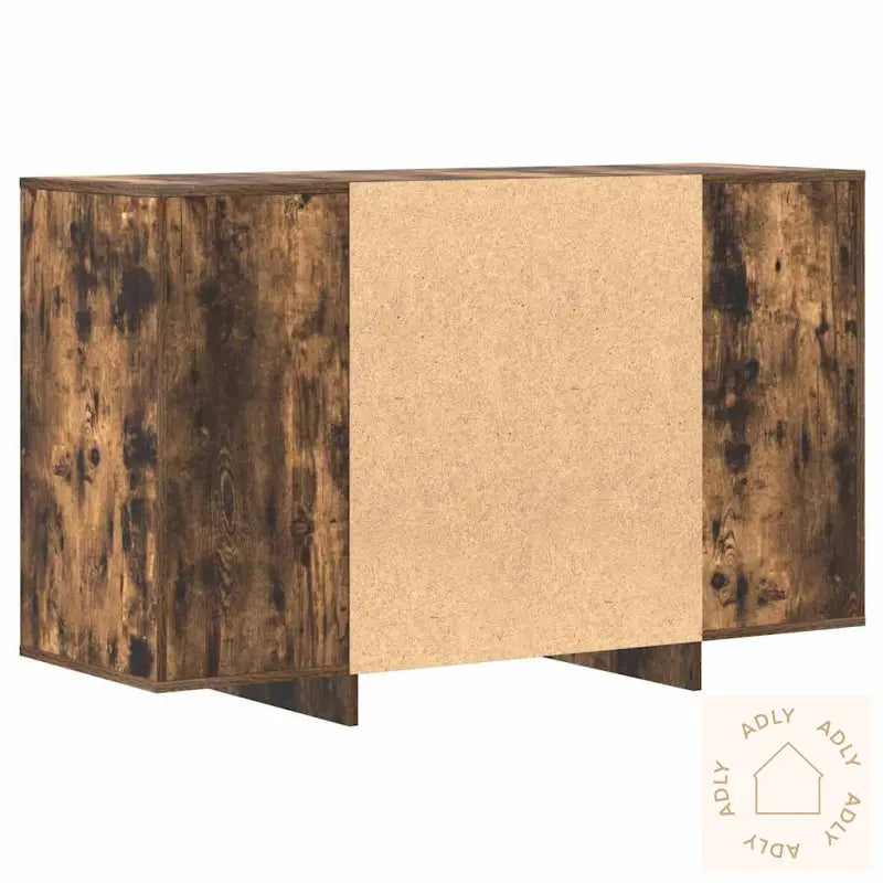 Skap Røkt Eik 120X41X75 Cm Konstruert Tre