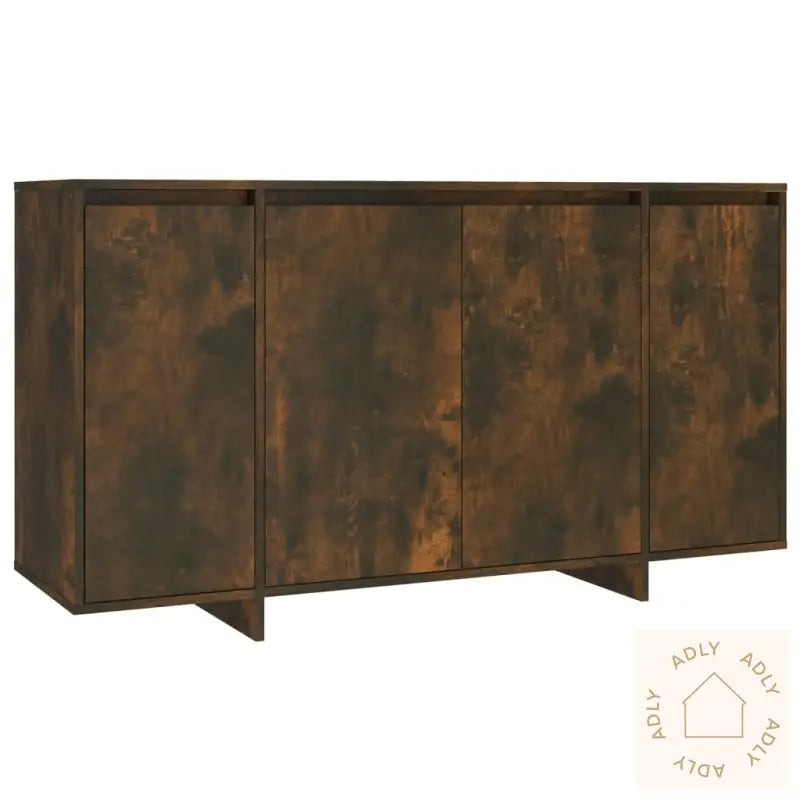 Skjenk Røkt Eik 135X41X75 Cm Konstruert Tre