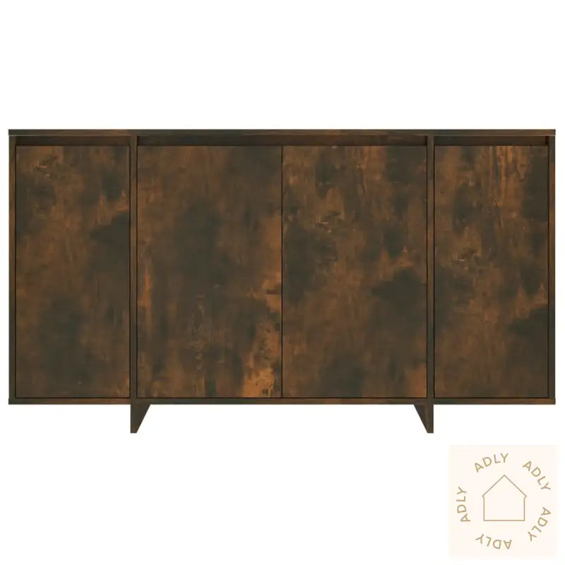 Skjenk Røkt Eik 135X41X75 Cm Konstruert Tre