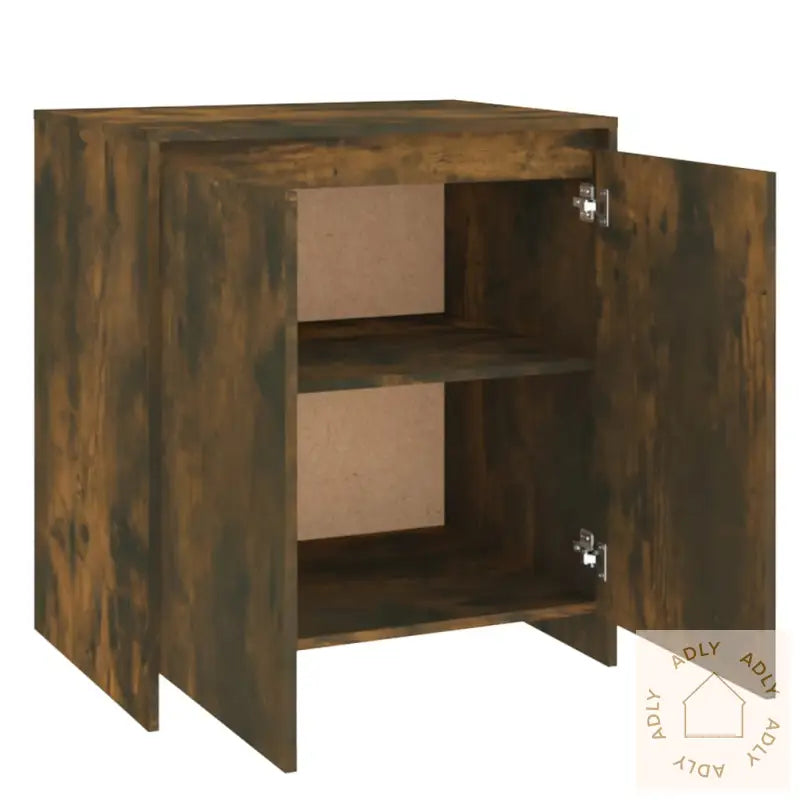Skjenk Røkt Eik 70X41X75 Cm Konstruert Tre