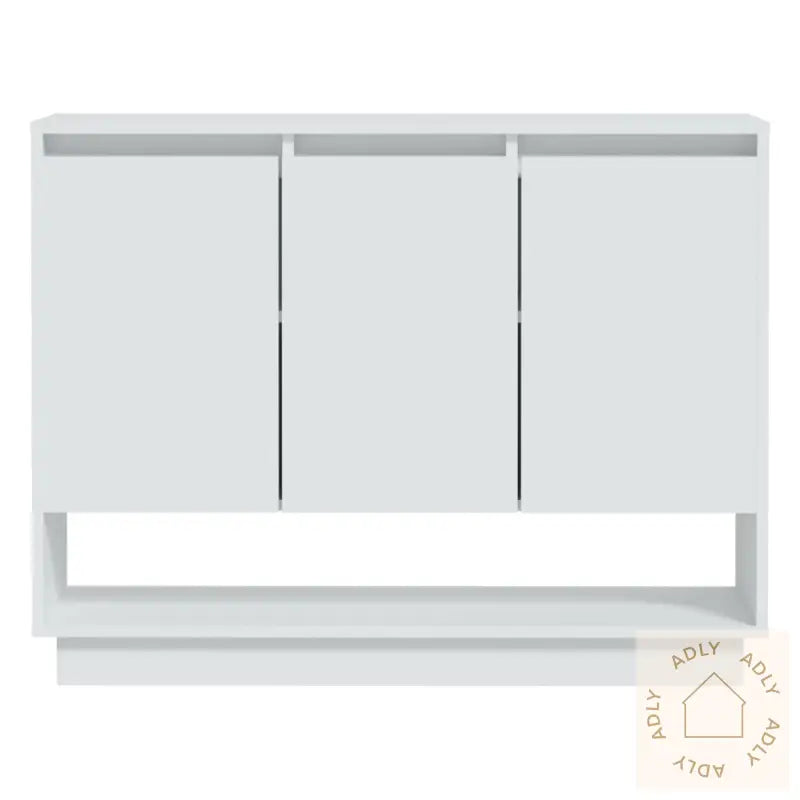 Skjenk Hvit 97X31X75 Cm Konstruert Tre