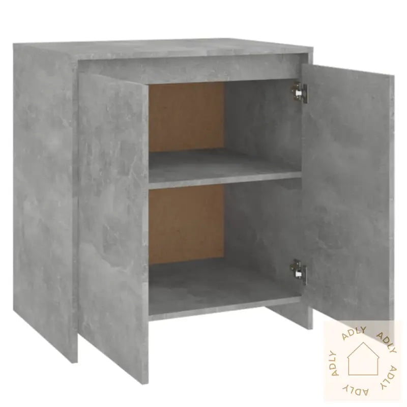 Skjenk Betonggrå 70X41X75 Cm Konstruert Tre