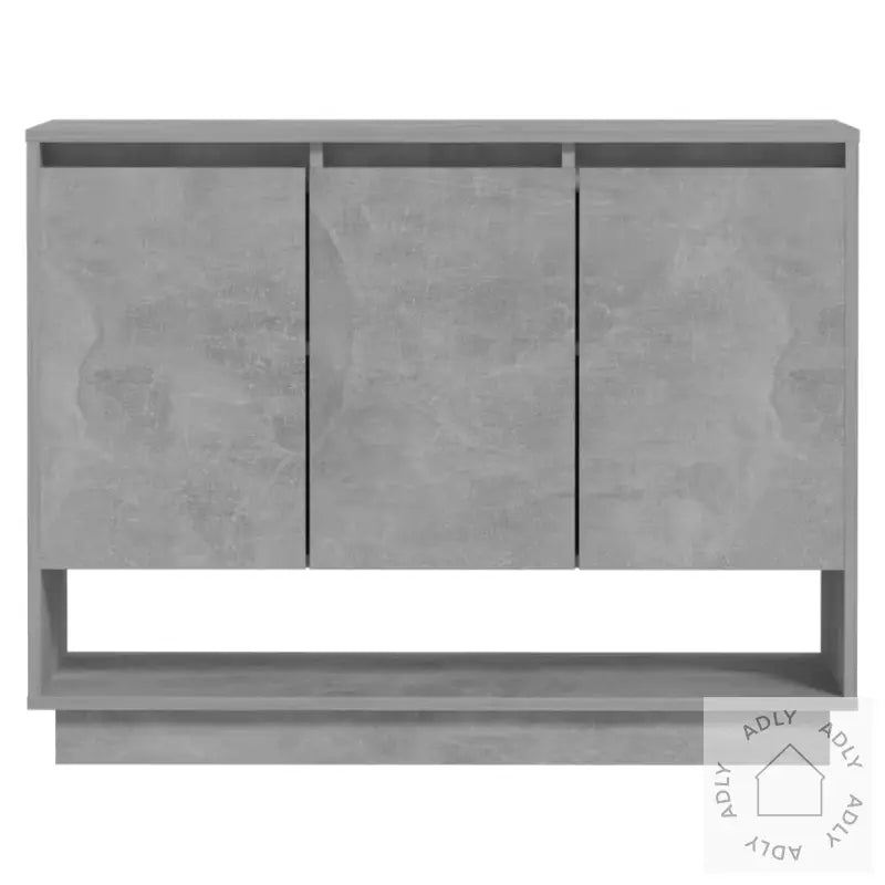 Skjenk Betonggrå 97X31X75 Cm Konstruert Tre