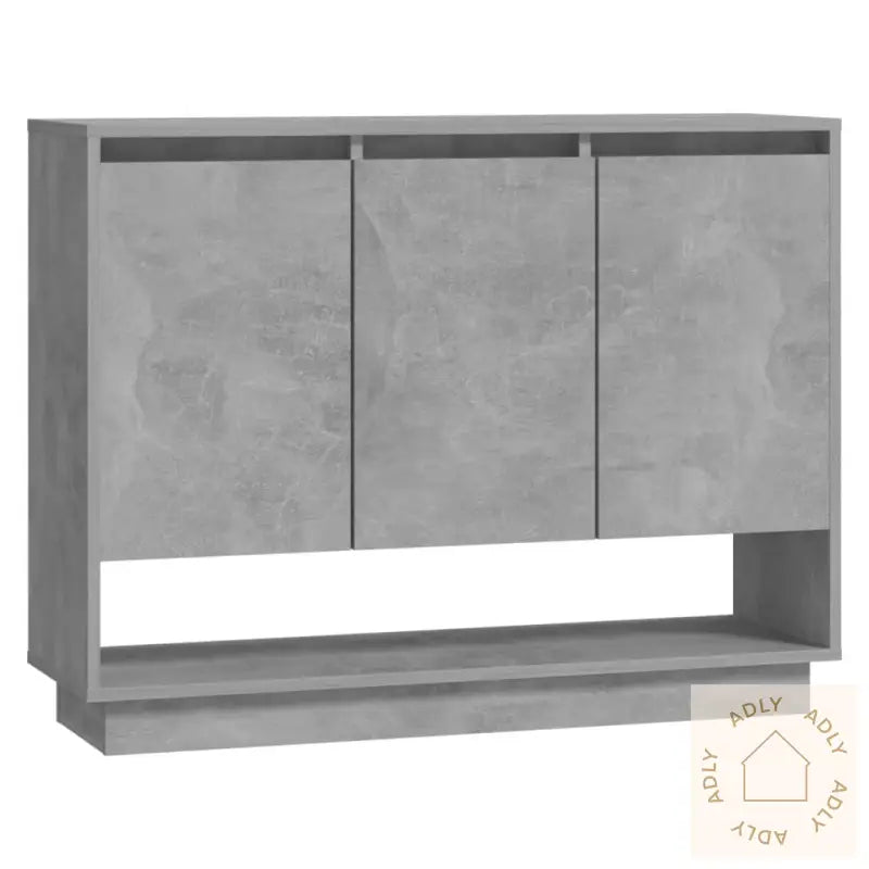 Skjenk Betonggrå 97X31X75 Cm Konstruert Tre