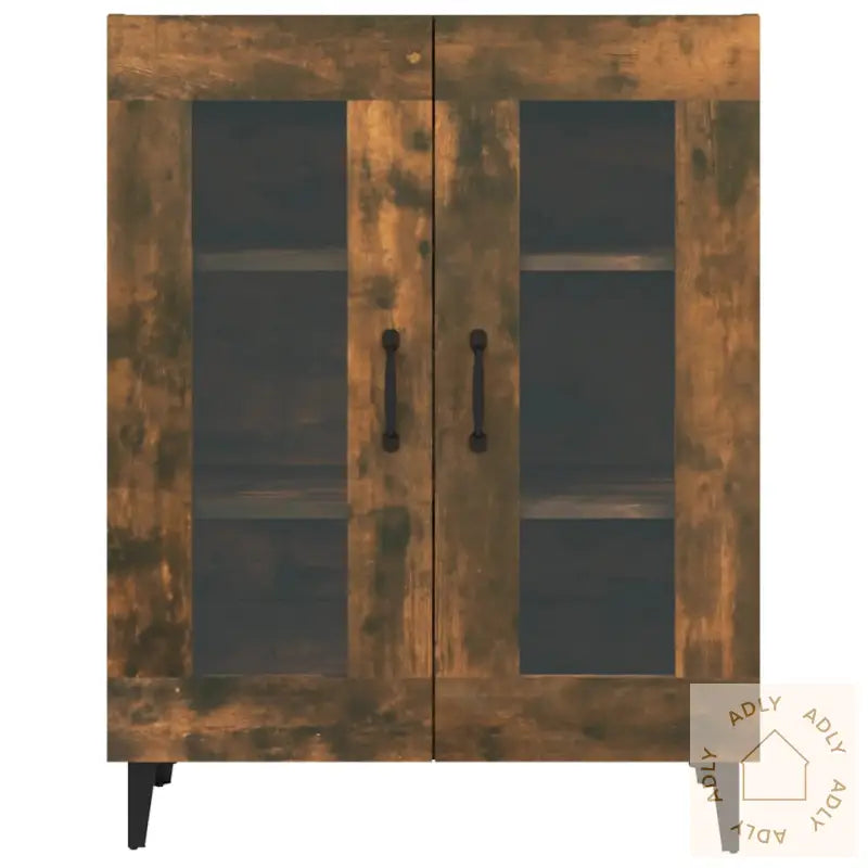 Skjenk Røkt Eik 69,5X34X90 Cm Konstruert Tre
